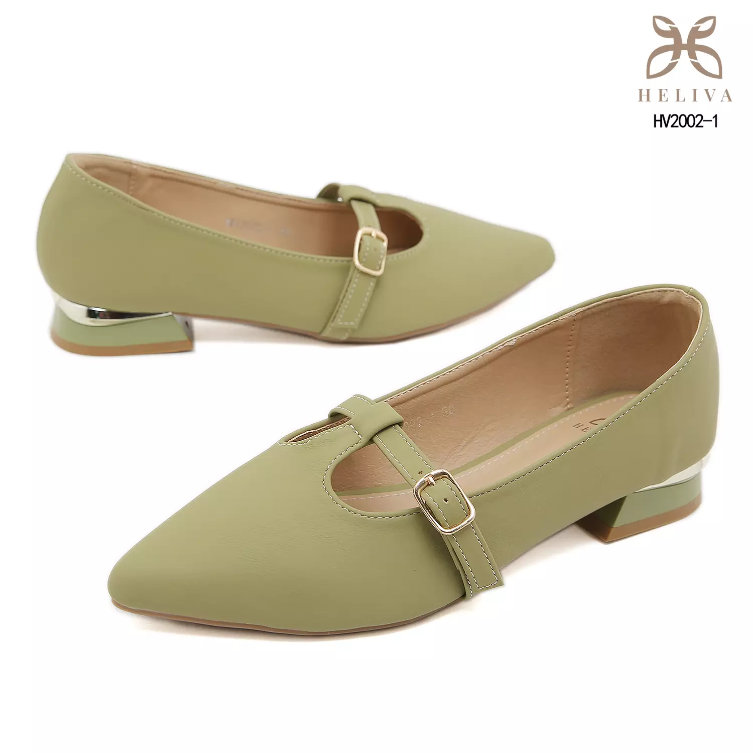 HELIVA WINA Timeless Mary Jane Pumps with Elegant 2.5cm Lift HV2002-1