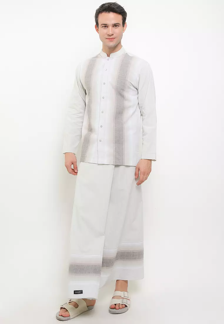 Intresse Brogue Long Baju Koko