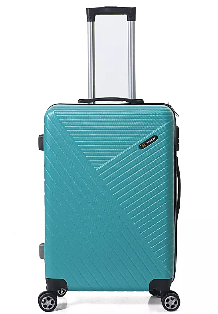 Austin Koper Hardcase Unisex Size 24 Inch Suitcase Combination Lock Large Compartment Tas Travel Material ABS+PVC Coated ORIGINAL - Greentosca