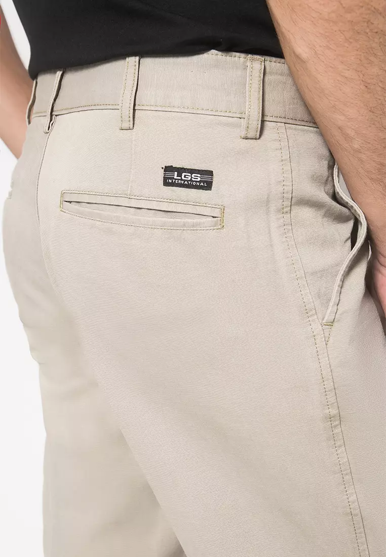 LGS - Celana Panjang Chinos Casual Pria Warna Coksu CCT.500.027.005.C