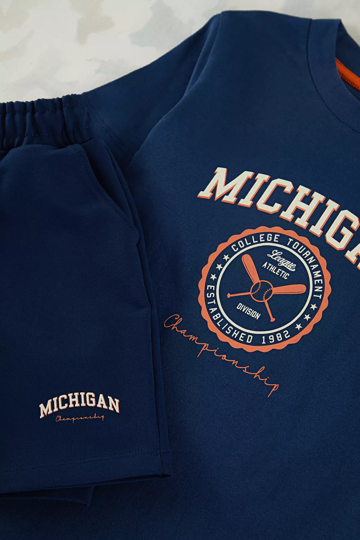 Cotton City Printed T-Shirt and Shorts Set