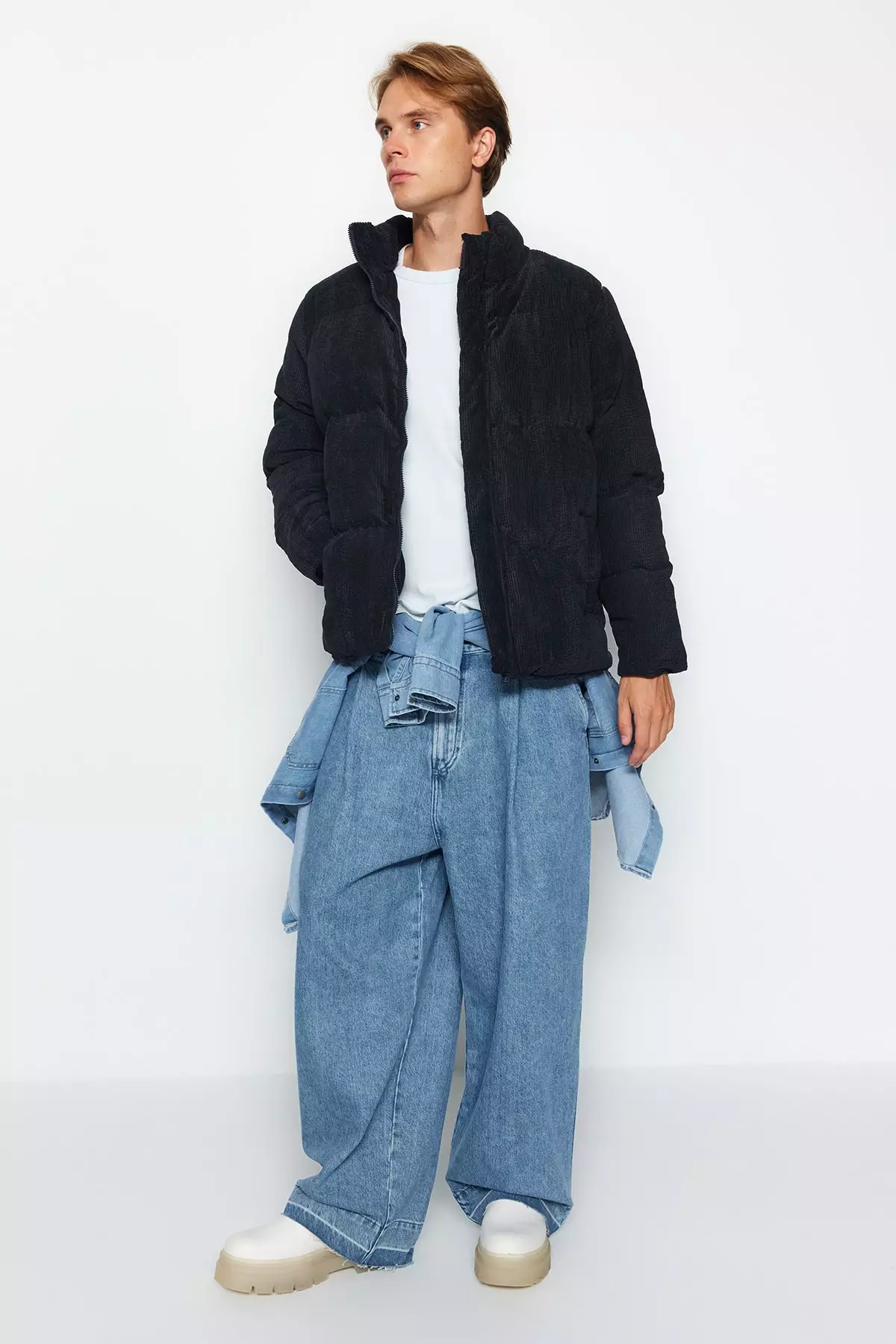 Corduroy winter coat store