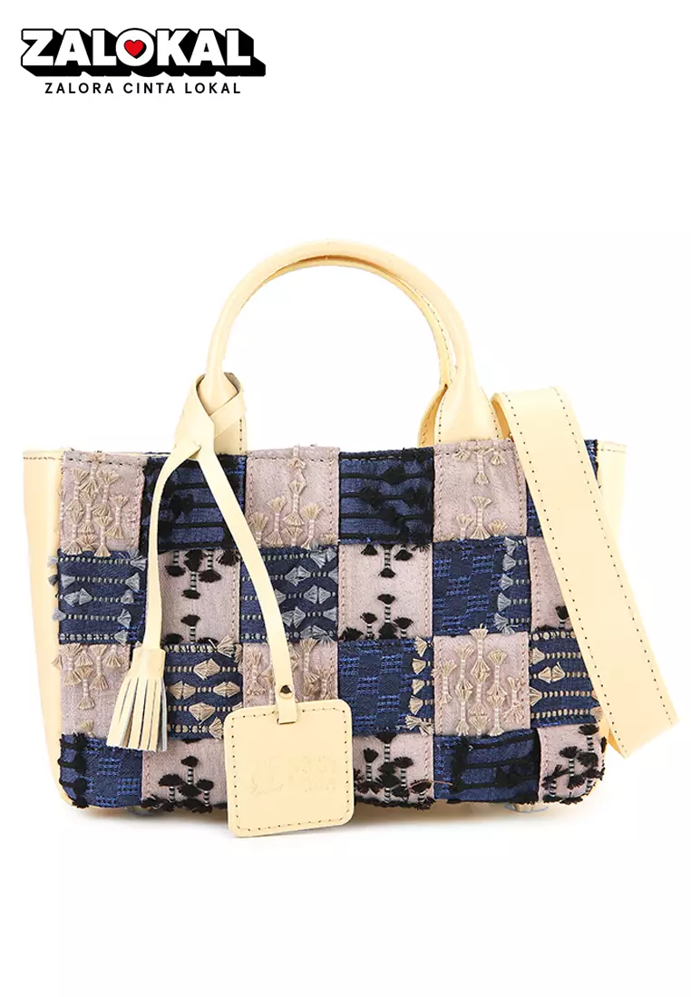 Anjani Handbag - Tas Anyaman Wanita Kulit Asli - Genuine Leather Bag Elegan & Premium