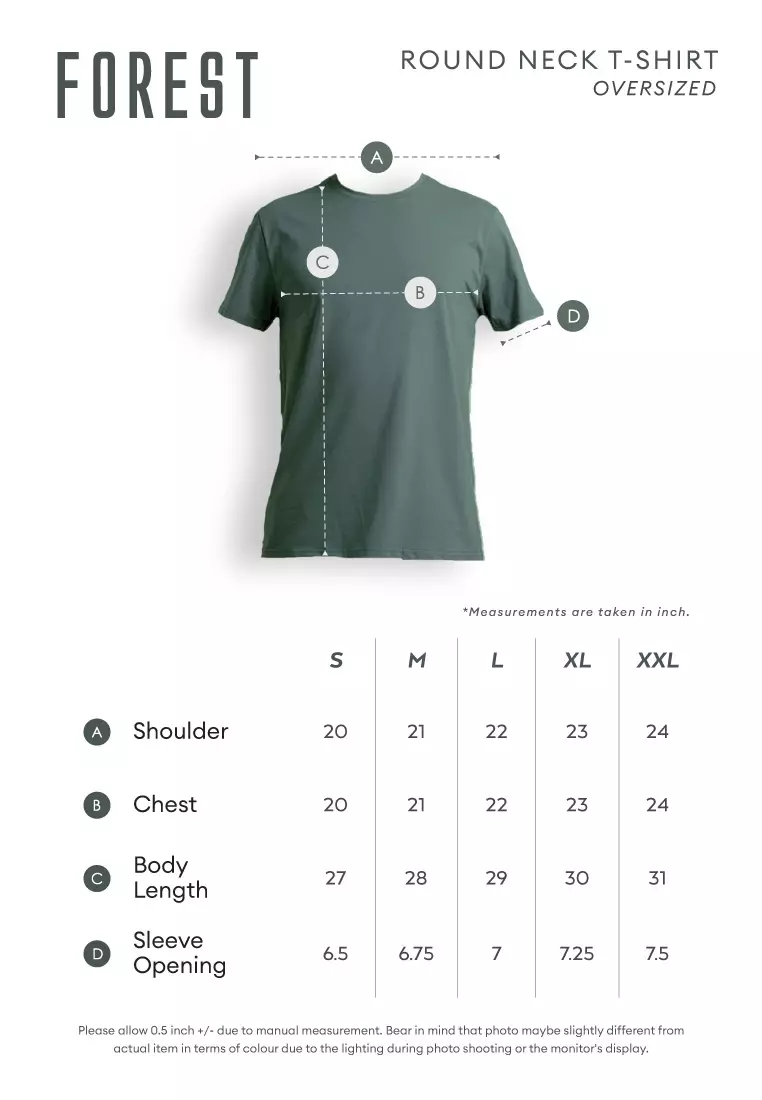 Forest Oversized Graphic Tee Crew Neck Short Sleeve T Shirt Men | Oversized Shirt Men - 621342-48Olive