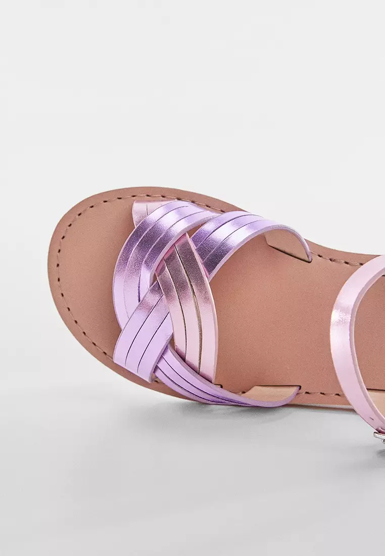 Purple saltwater outlet sandals