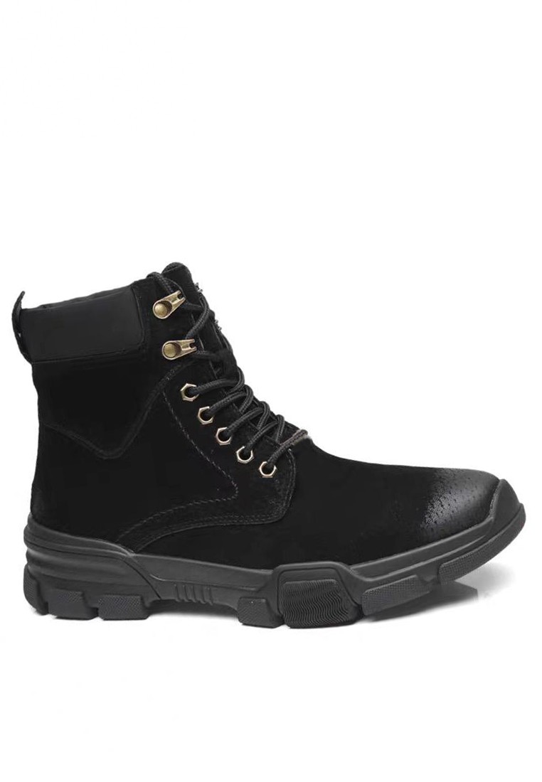 Chunky Leather Lace up Boots MC88