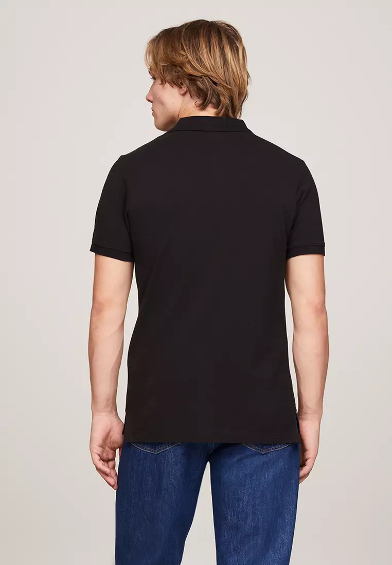 Pure Cotton Slim Fit Polo Shirt - Tommy Jeans