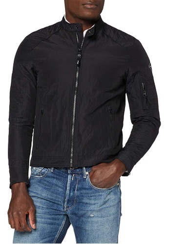 REPLAY black REPLAY recycled nylon jacket B0F83AA36A6B72GS_1
