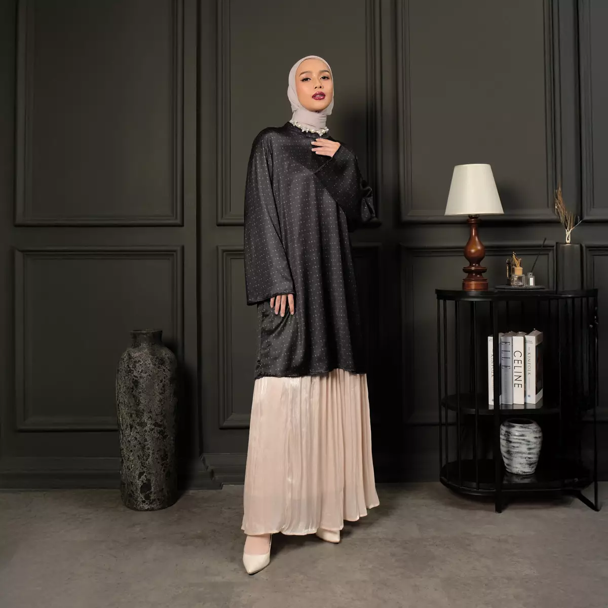 ZM Zaskia Mecca - Khaisy Ink Tunik Muslim Wanita - Teman Serumpun - Edisi Kamboja