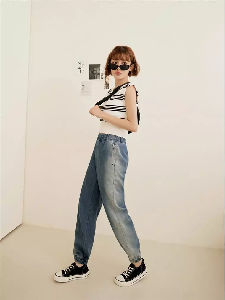 OBSTYLE S Small Waist Expert．Elastic High Waist Abdominal Magic Bell-bottom  Pants《BA6896》 2024, Buy OBSTYLE Online