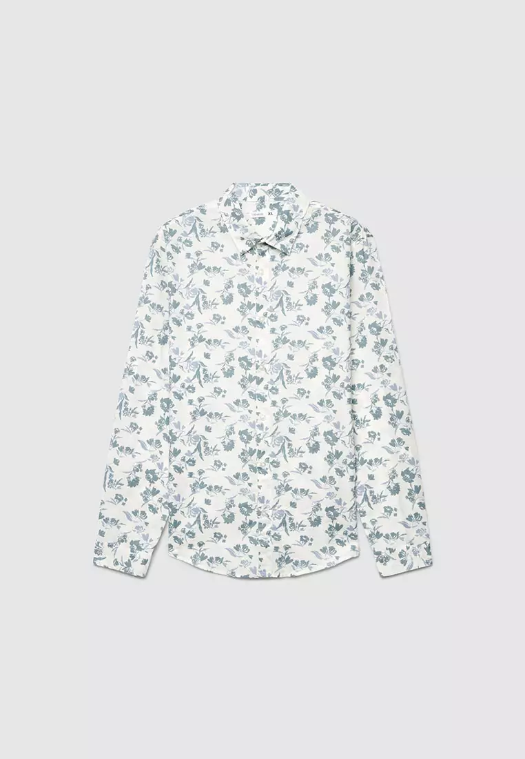Men's Floral Print Shirt