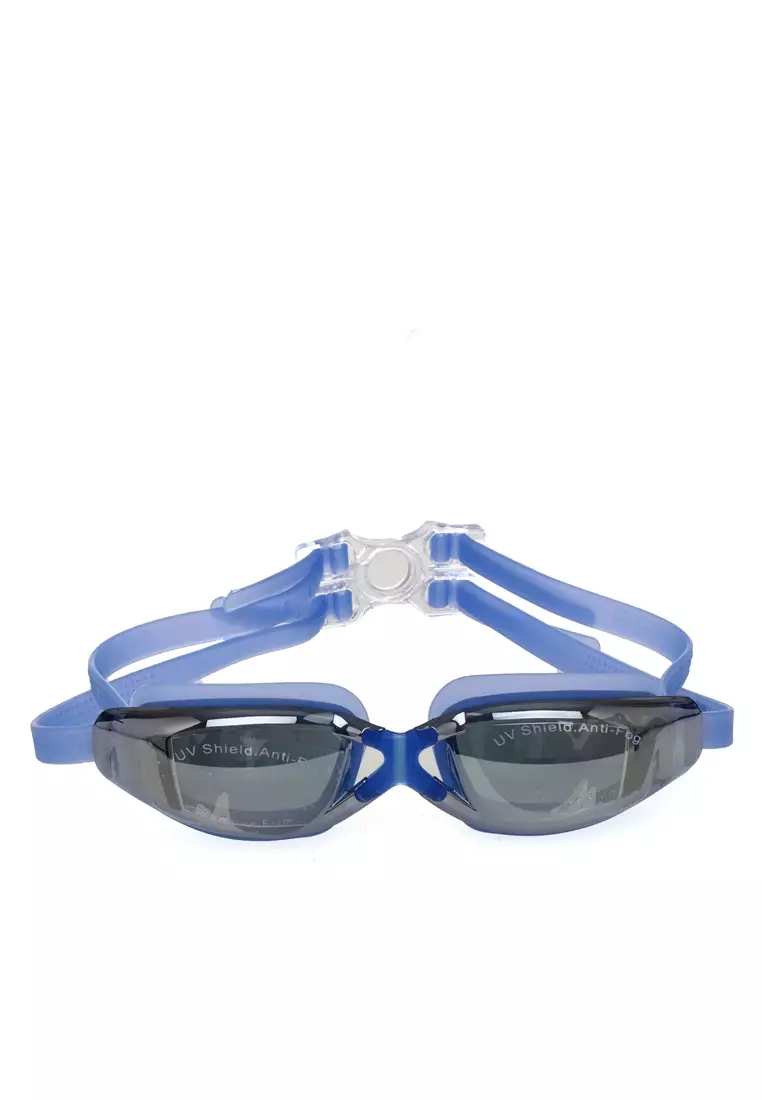 Qanic Kacamata Renang Anti Fog UV Protection Dewasa Perfect Design Lens Material PC ORIGINAL - Blue