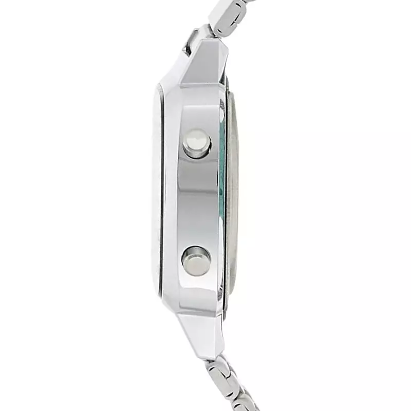 Jam Tangan Wanita Digital Casio Standard LA670WA-1DF LA670 LA670W Digital Dial Stainless Steel Band