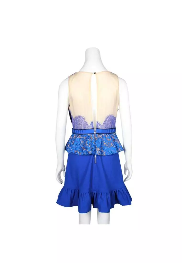 Electric blue on sale cocktail dress