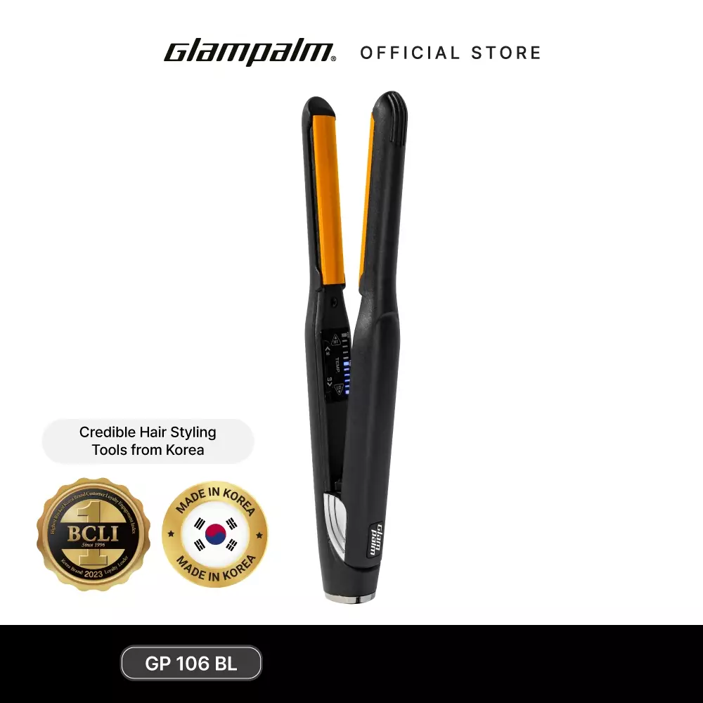Glampalm Catokan Pelurus Rambut Crescent Volumizer GP106BL