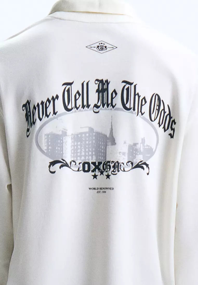 Long Sleeve Graphic Polo