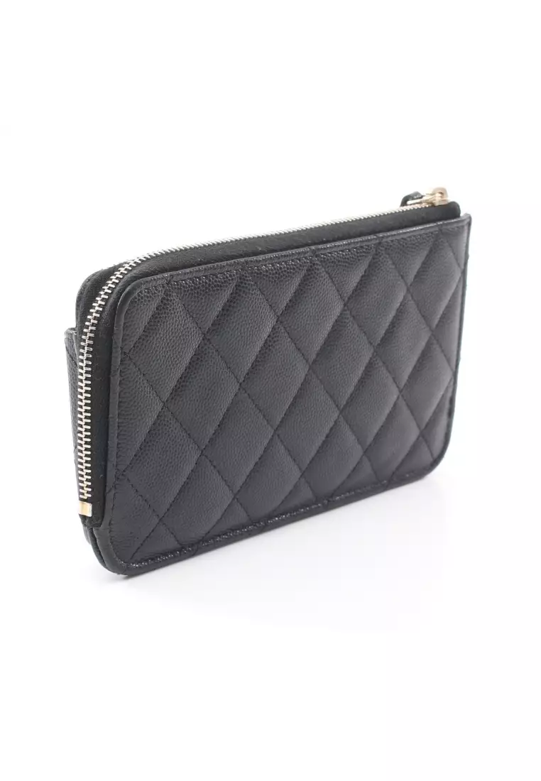 Chanel quilted coin purse sales