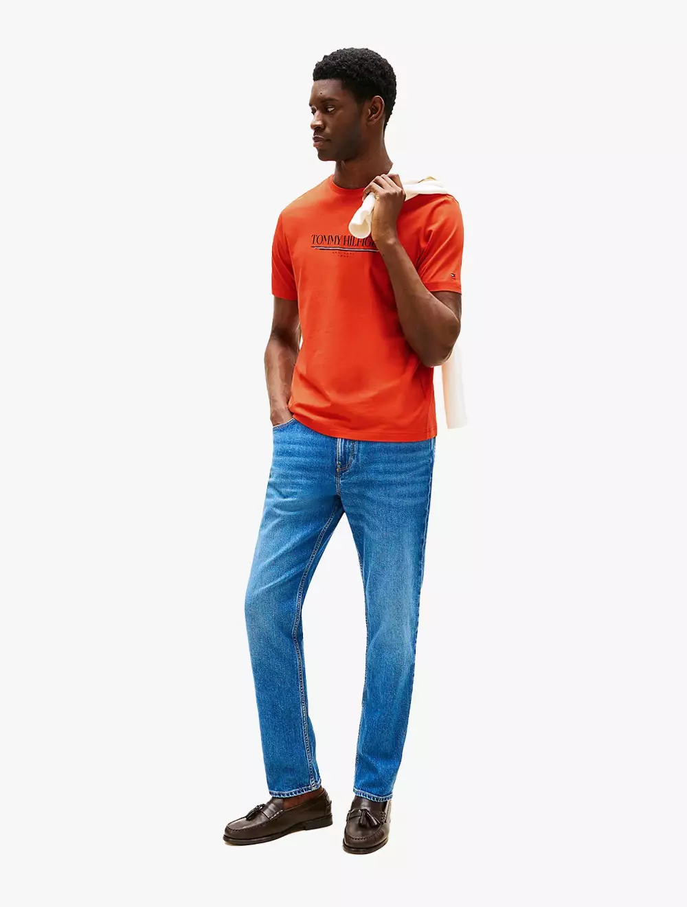 Tommy Hilfiger - Tommy 1985 Stripe Logo T-Shirt