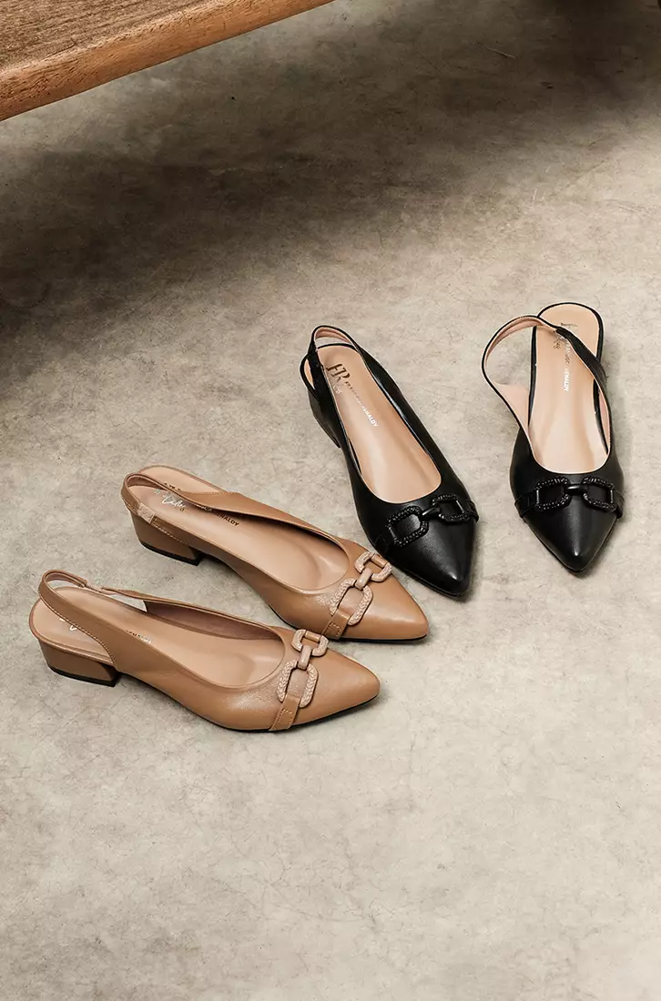 Flat Shoes Sling Ankle Wanita L.Parsha 02