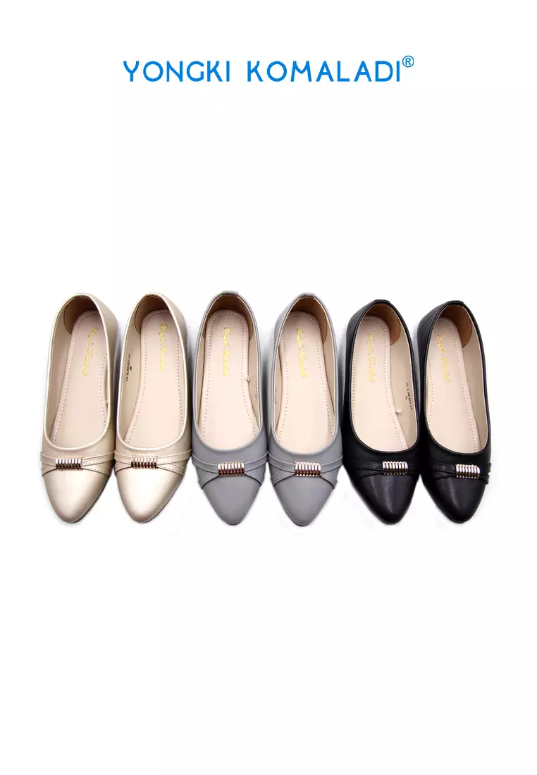 [ ORIGINAL ] YONGKI KOMALADI FLATSHOES OL-EJM-821-21 ABU