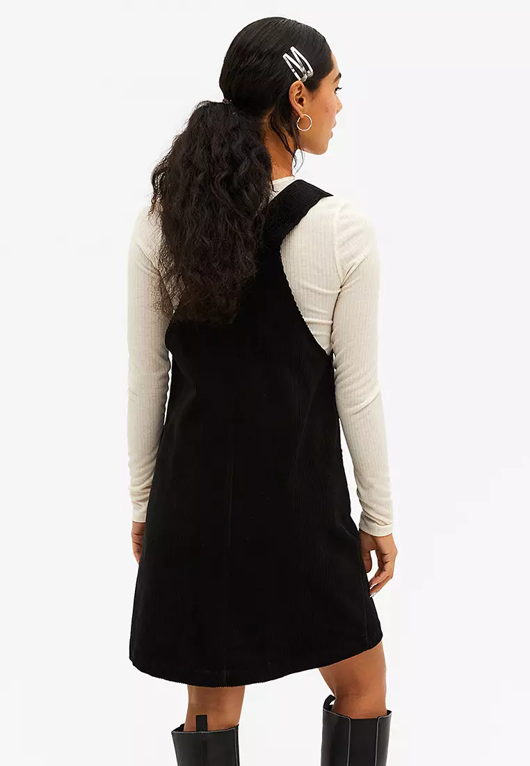 Monki Midi Denim Dungaree Dress 2024, Buy Monki Online