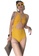 LYCKA yellow LNN1246 Korean Lady One Piece Swimwear Yellow 3266EUSC361479GS_1