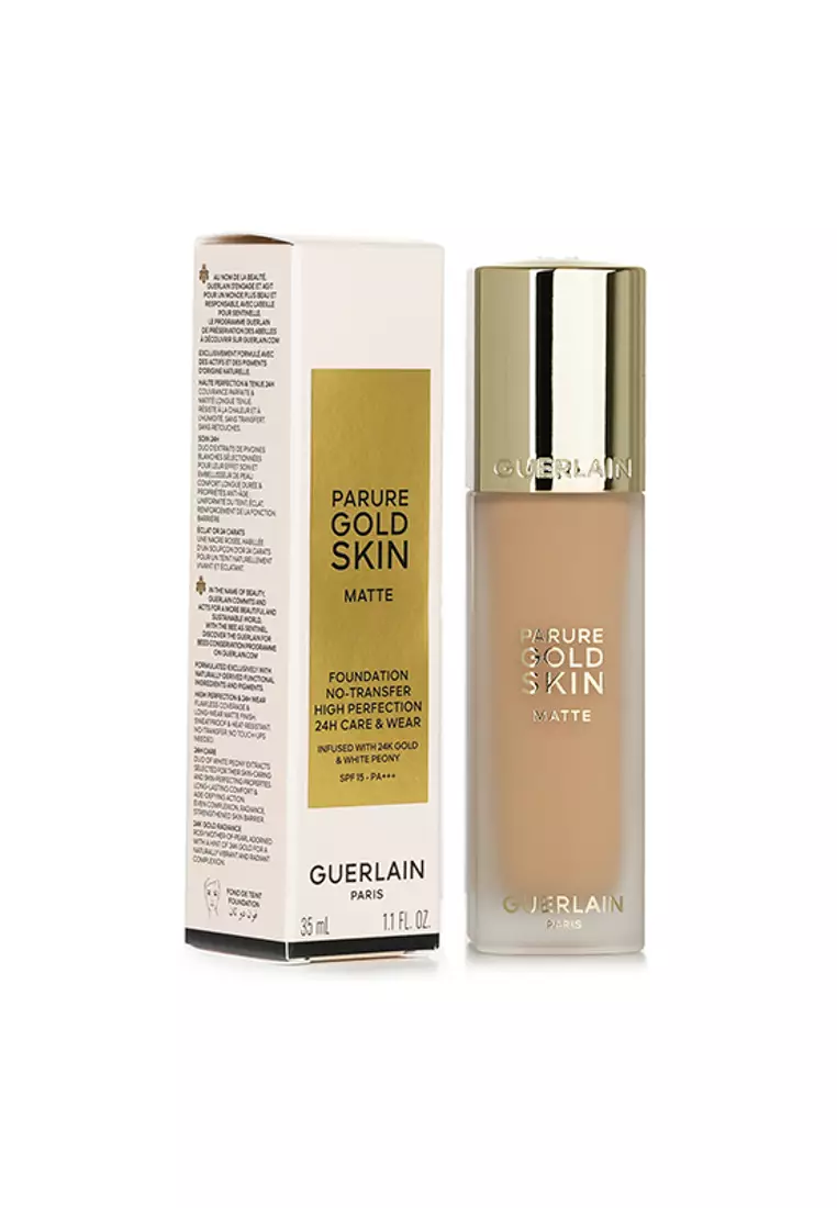 Guerlain - Parure Gold Skin Matte Foundation Spf15 - # 2w Warm 35ml/1.1oz
