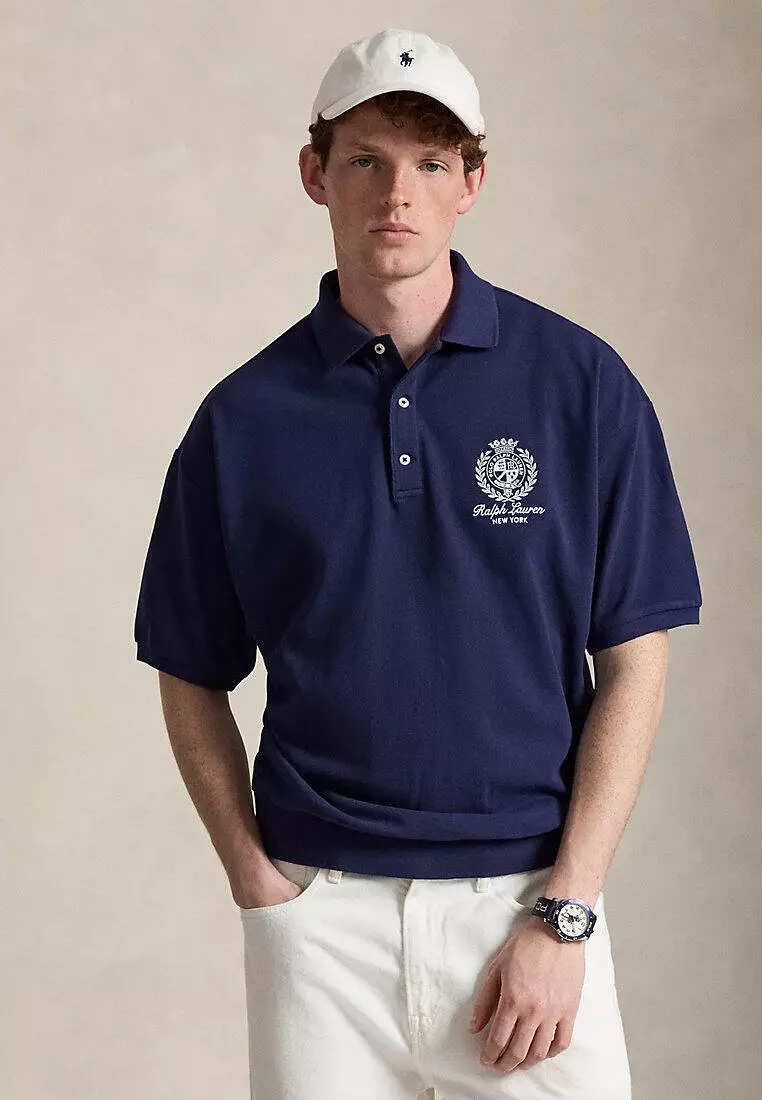 Buy Polo Ralph Lauren Relaxed Fit Embroidered Mesh Polo Shirt 2026