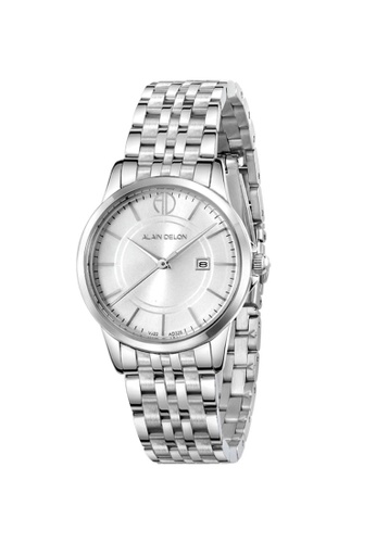 Buy Alain Delon Alain Delon Women Ad328 2312 Silver Stainless Steel Watch Online Zalora Malaysia