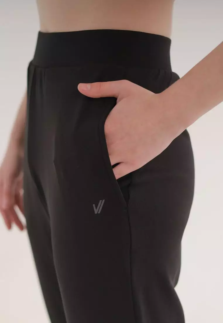 Lorei Jogger Pants, Celana Jogger Wanita - Onyx