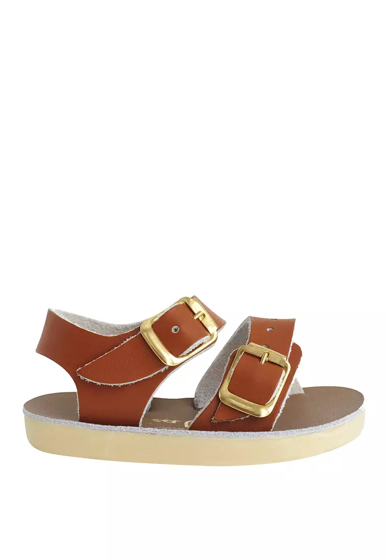Saltwater sandals closed toe top