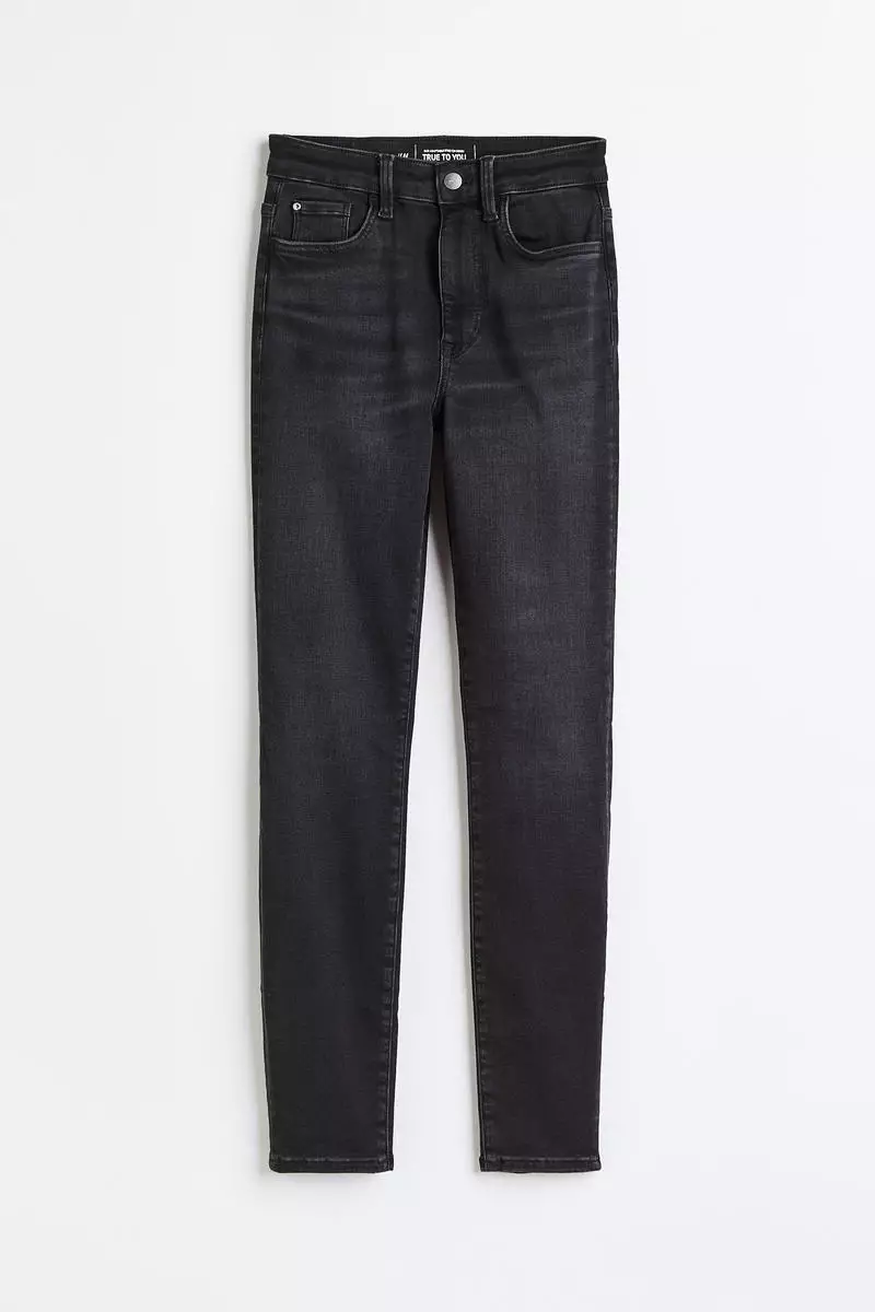 True To You Skinny Ultra High Ankle Jeans
