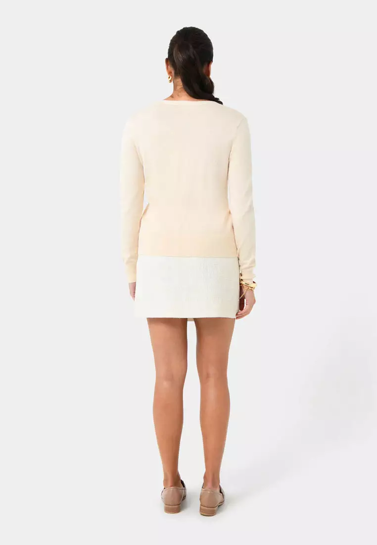 Nicolette V-Neck Knit Cardigan