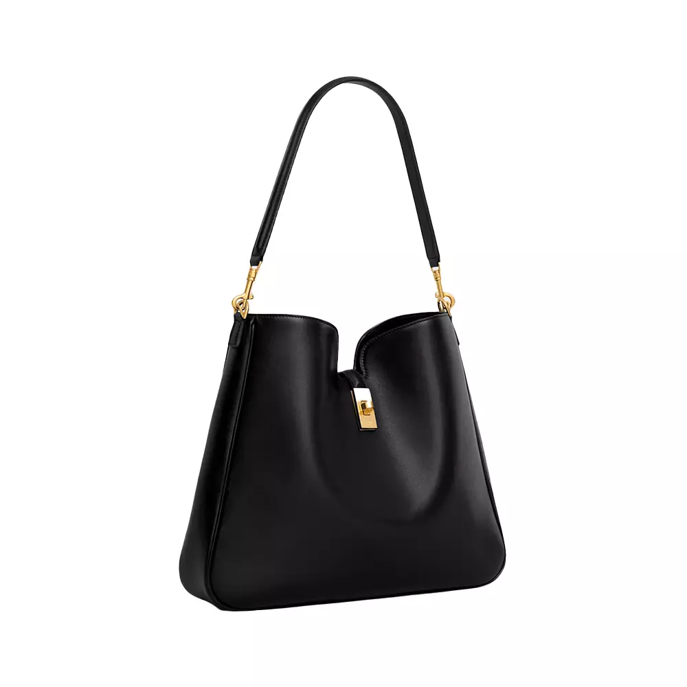 [4.4PRIL KEJUTAN HARGA] Medium Camille 16 Soft Bag In Smooth Calfskin Black