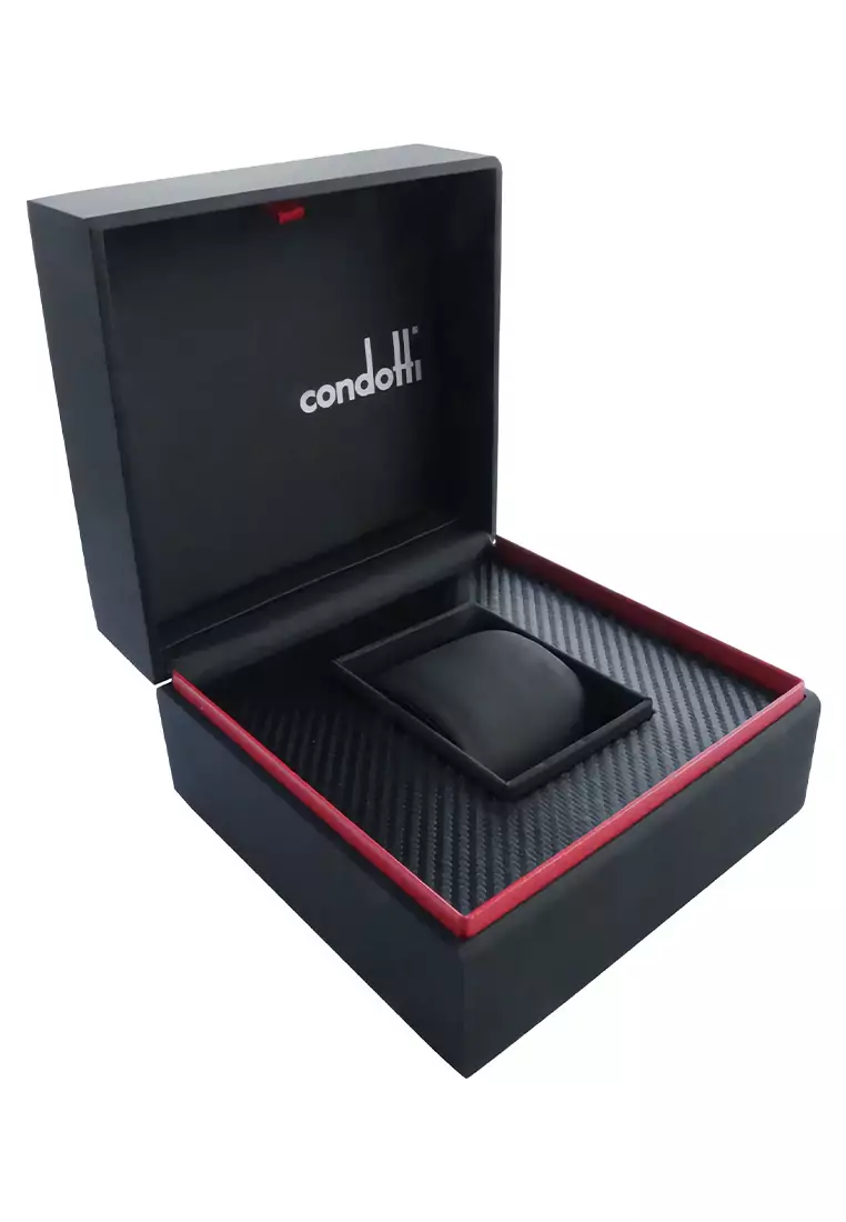 Condotti - Jam Tangan Pria - Blue - Leather Strap - CN4093-BL01-L04