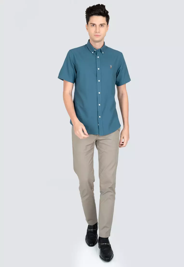 Polo Haus - Men’s Cotton Mix Signature Fit Short Sleeve MBSSVB008