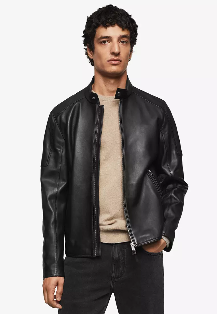 Zalora hotsell leather jacket