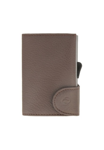 C-Secure grey C-Secure Italian Leather Wallet (Testa Di Moro D32444/Grey) 5D2E3AC83114F0GS_1
