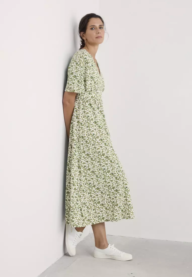 Buy Seasalt Cornwall Seasalt Cornwall Green Chateaux Dress (Half Sleeve ...