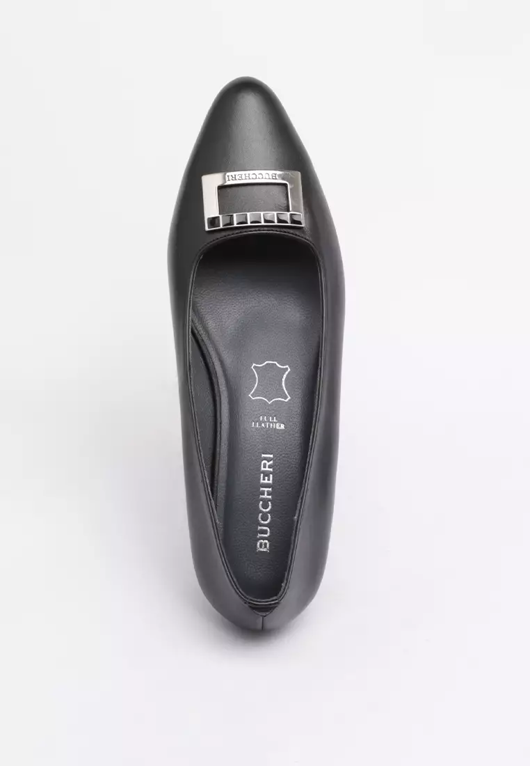 Buccheri Sanna Flat Shoes Wanita Black