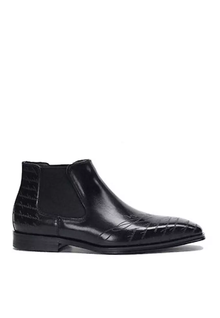 Discount on Twenty Eight Shoes  shoes - SKU: VANSA  Vintage Leather Elastic Boots  VSM-B28310