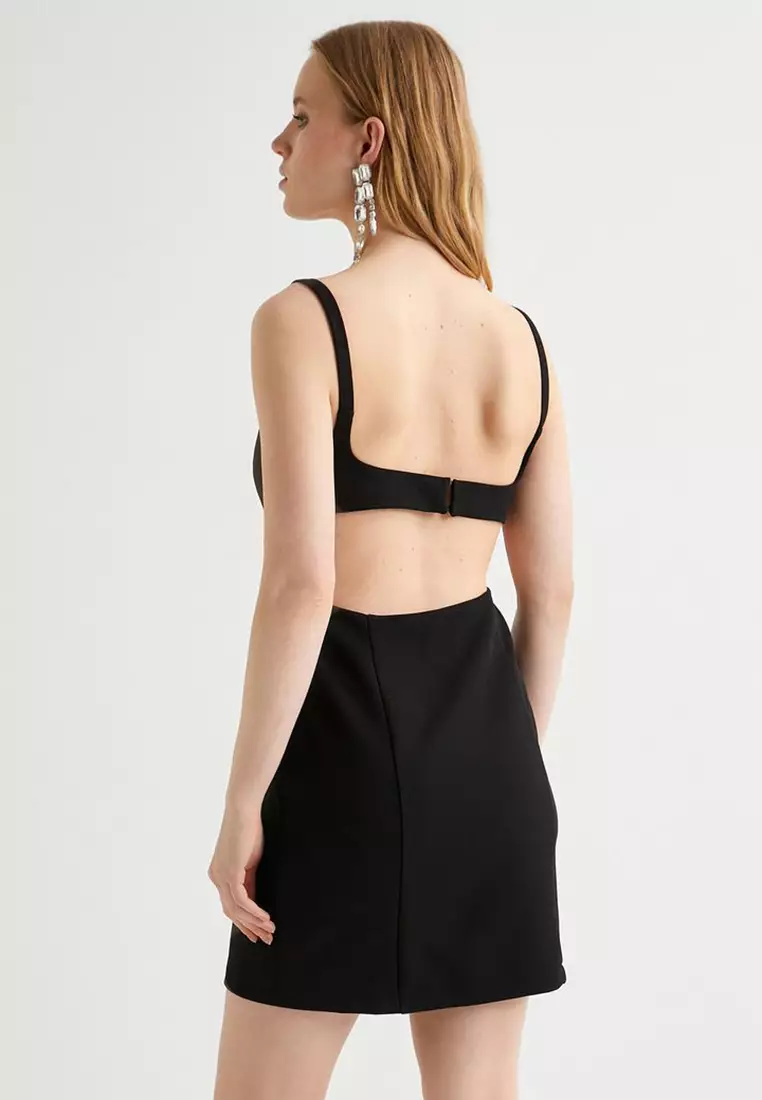 Open Back Mini Dress