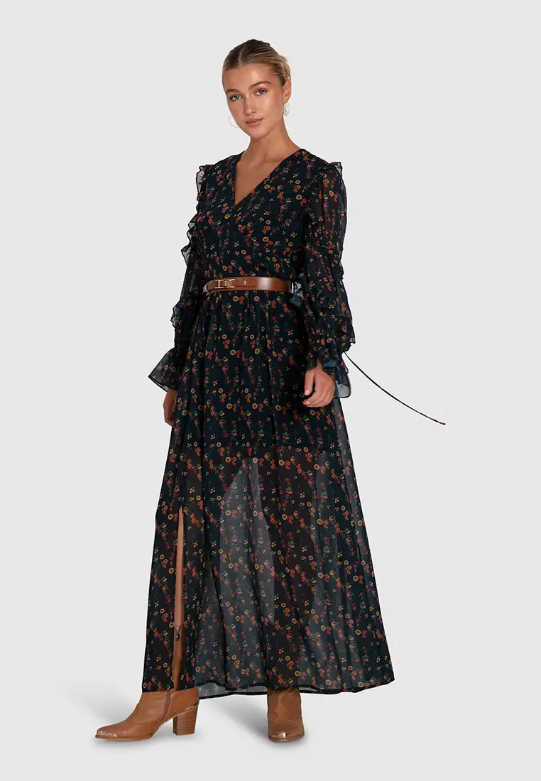 Come As You Are Floral Maxi Dress