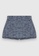 MAJE blue and navy Tweed Skirt-Style Shorts 21635AADB84FA9GS_7