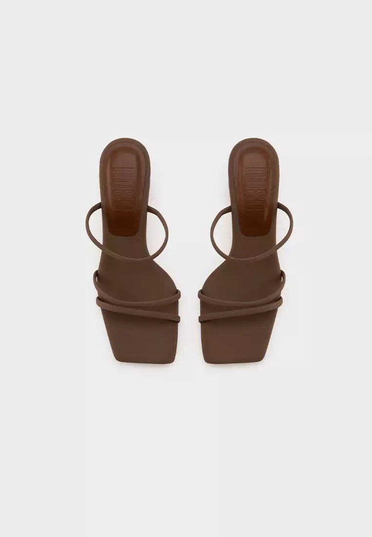 CLOUDFOAM STRAPPY BLOCK HEEL SLIDE