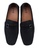 Louis Cuppers black Faux Leather Buckle Loafers 913EFSH752CF27GS_4