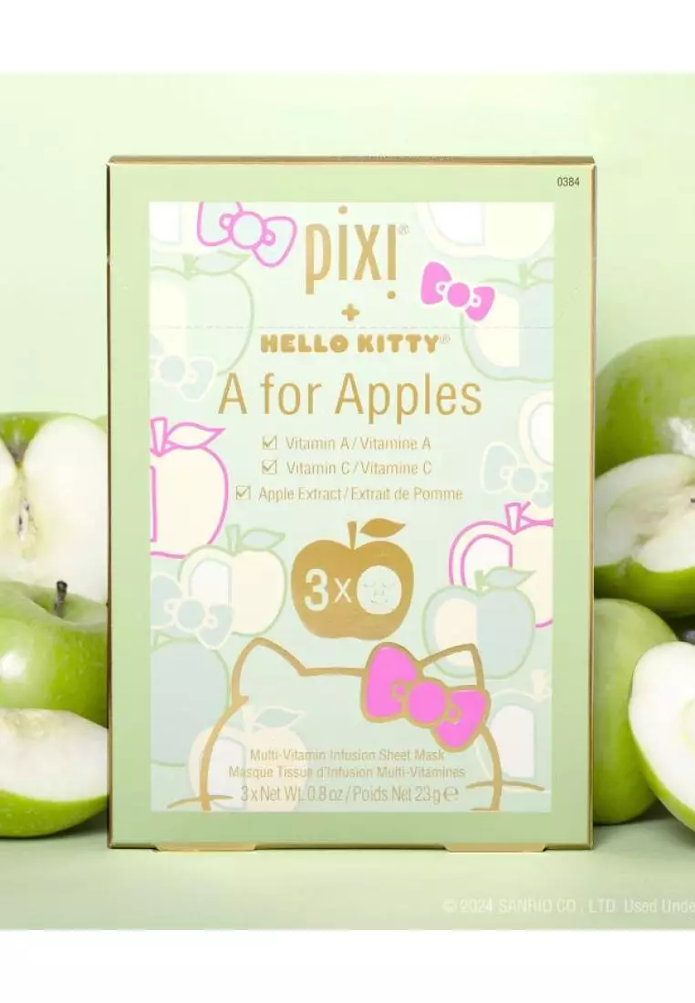 Hello Kitty A For Apples - Multi-Vitamin Infusion Sheet Mask