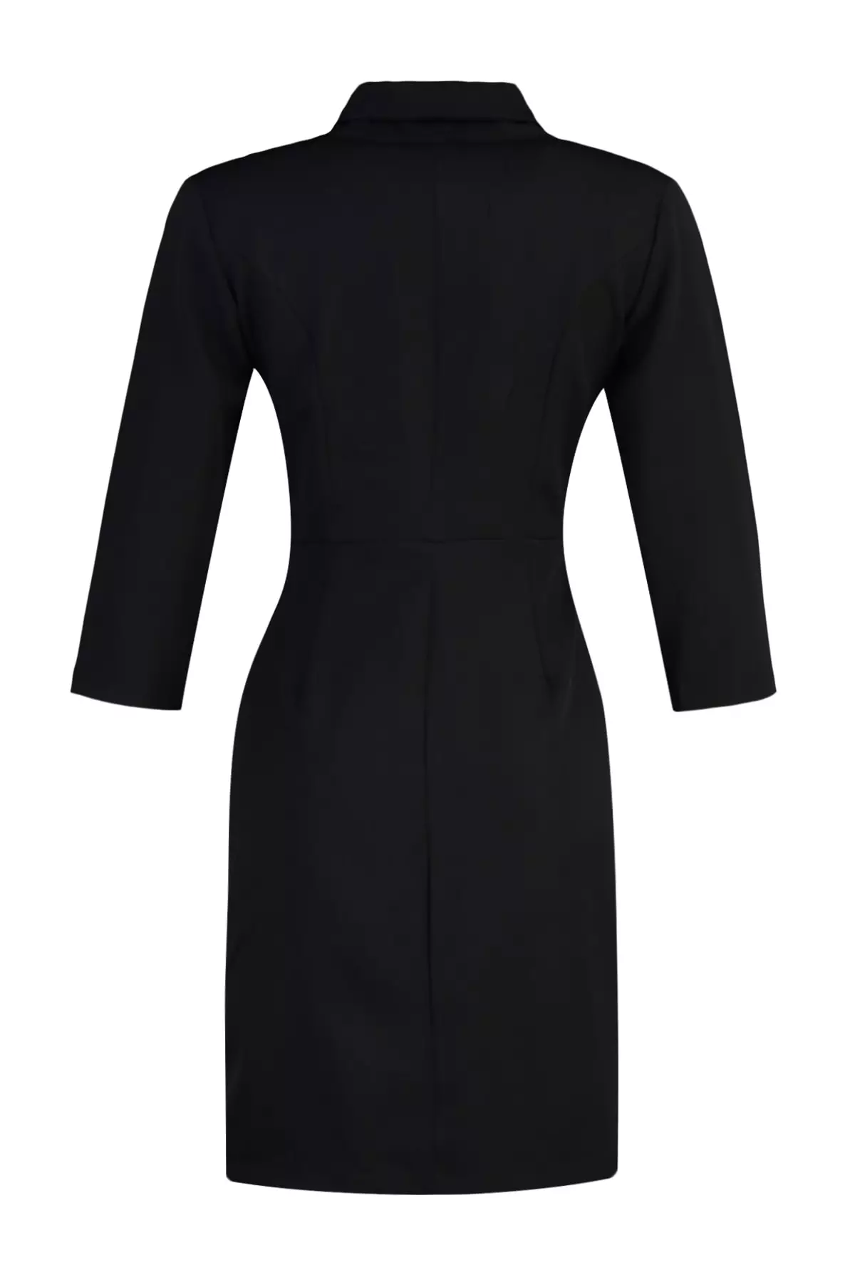 Mini Woven Jacket Collar Dress