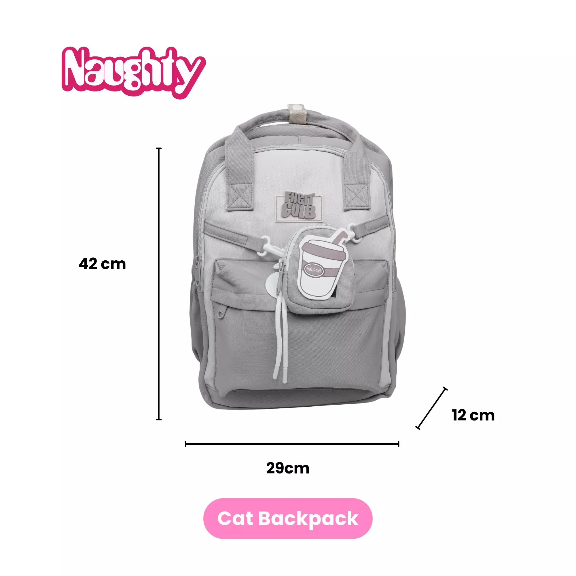 Tas Ransel Wanita Sekolah Backpack Mahira G640 2507014 Naughty Accessories