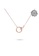 Millenne silver MILLENNE Millennia 2000 Forever Rose Gold Necklace with 925 Sterling Silver B921BACECCA99AGS_5